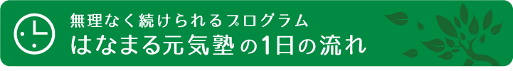 無理なく続けられるプログラム「はなまる元気塾」の１日の流れ